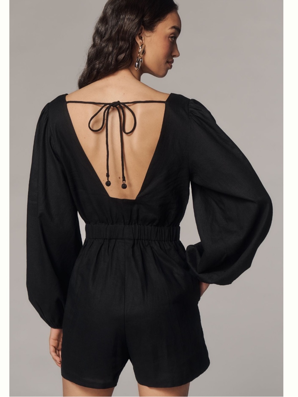 Farm Rio x Anthropologie Embroidered Long Sleeve Romper NWT - Picture 3 of 6